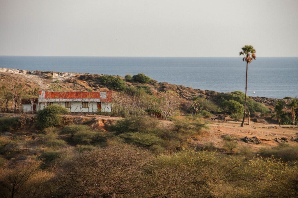 Paysage de plage en bord de mer