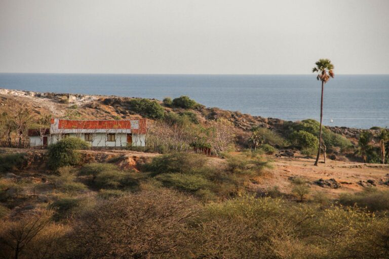 Paysage de plage en bord de mer